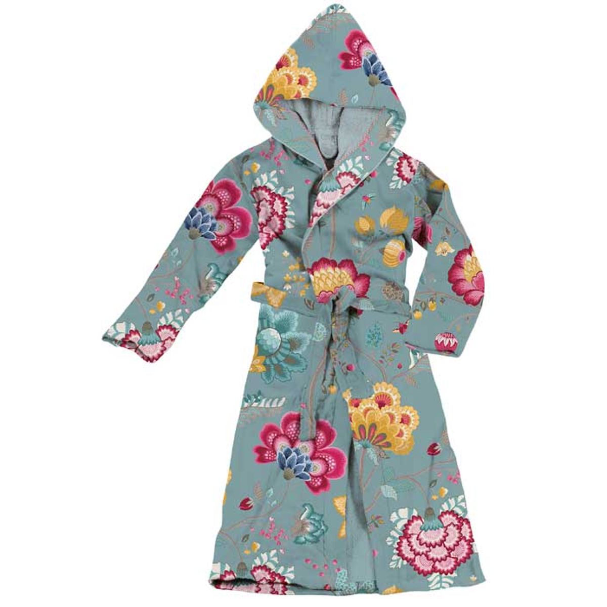 PIP Floral Fantasy Blue Morgenkåbe - S