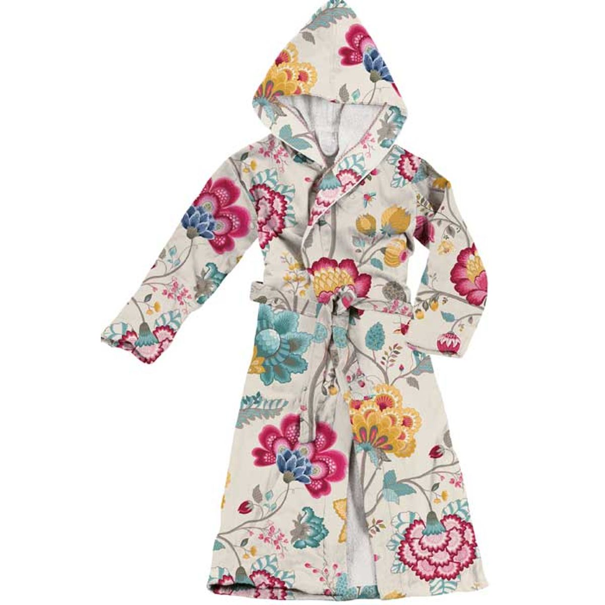 PIP Floral Fantasy Star White Morgenkåbe - XS