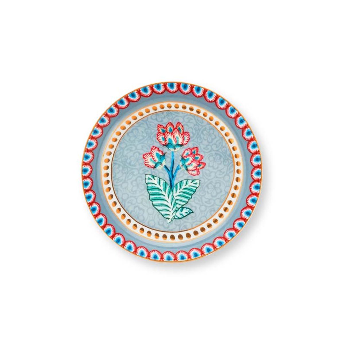 Tea Tip Flower Festival Light Blue 9cm