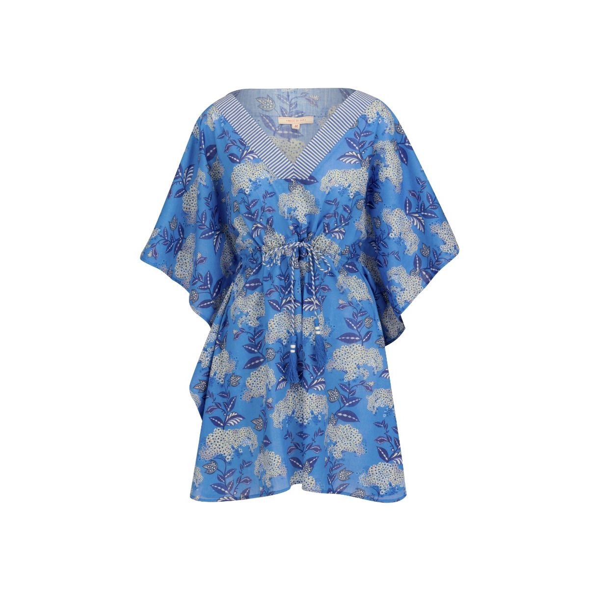 Pip Studio Tunic Cobalt Blue Flora Firenze -XX-Large