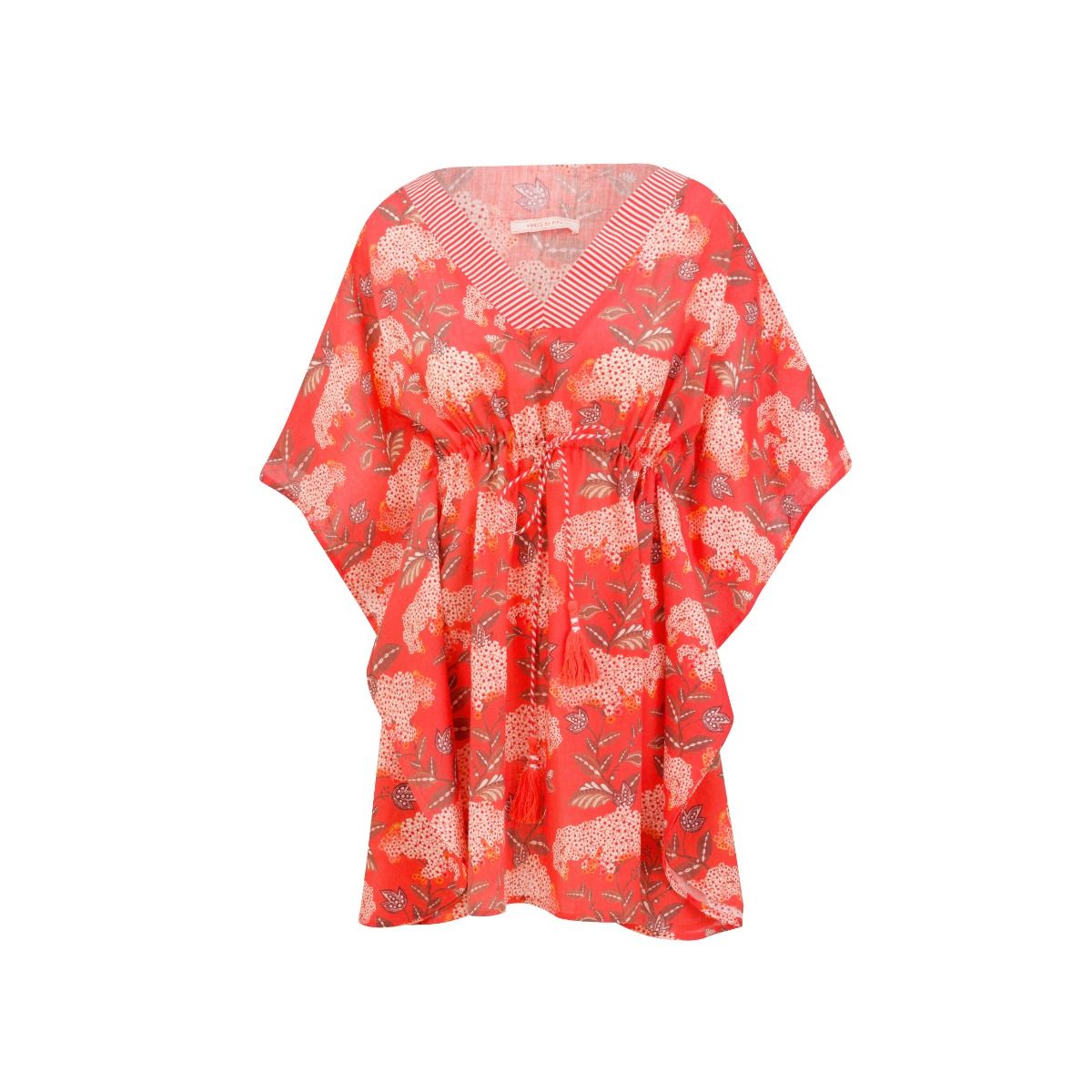 Tunic Flora Firenze Coral-XX-Large