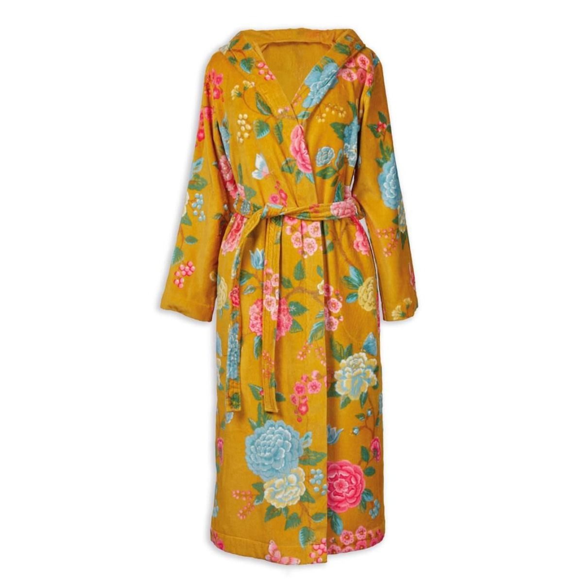 Pip Studio Good Evening Bathrobe Yellow XS-