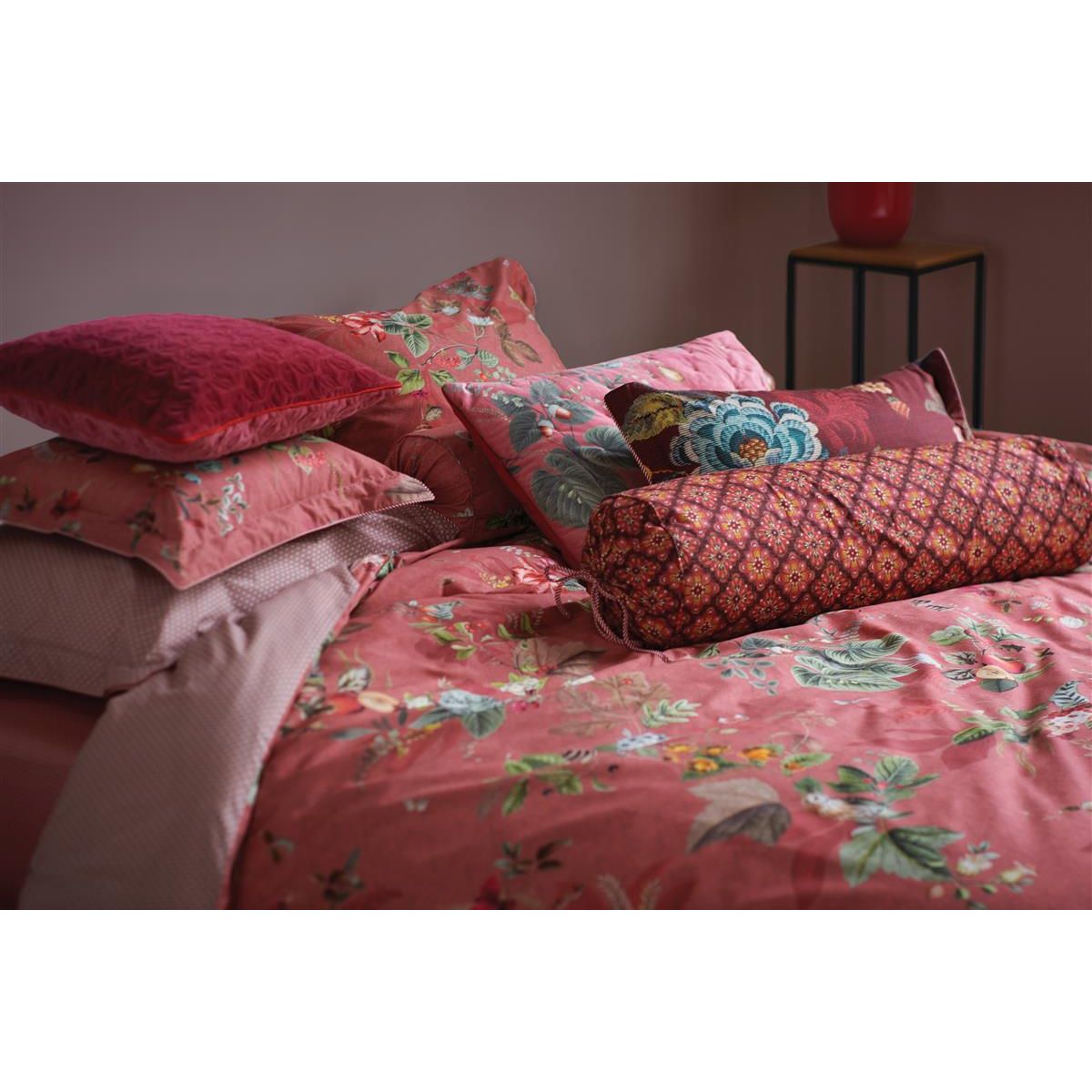 Pip studio Fall in leaf Pink duvet covers sengetøj-140 x 200 + 60 x 63