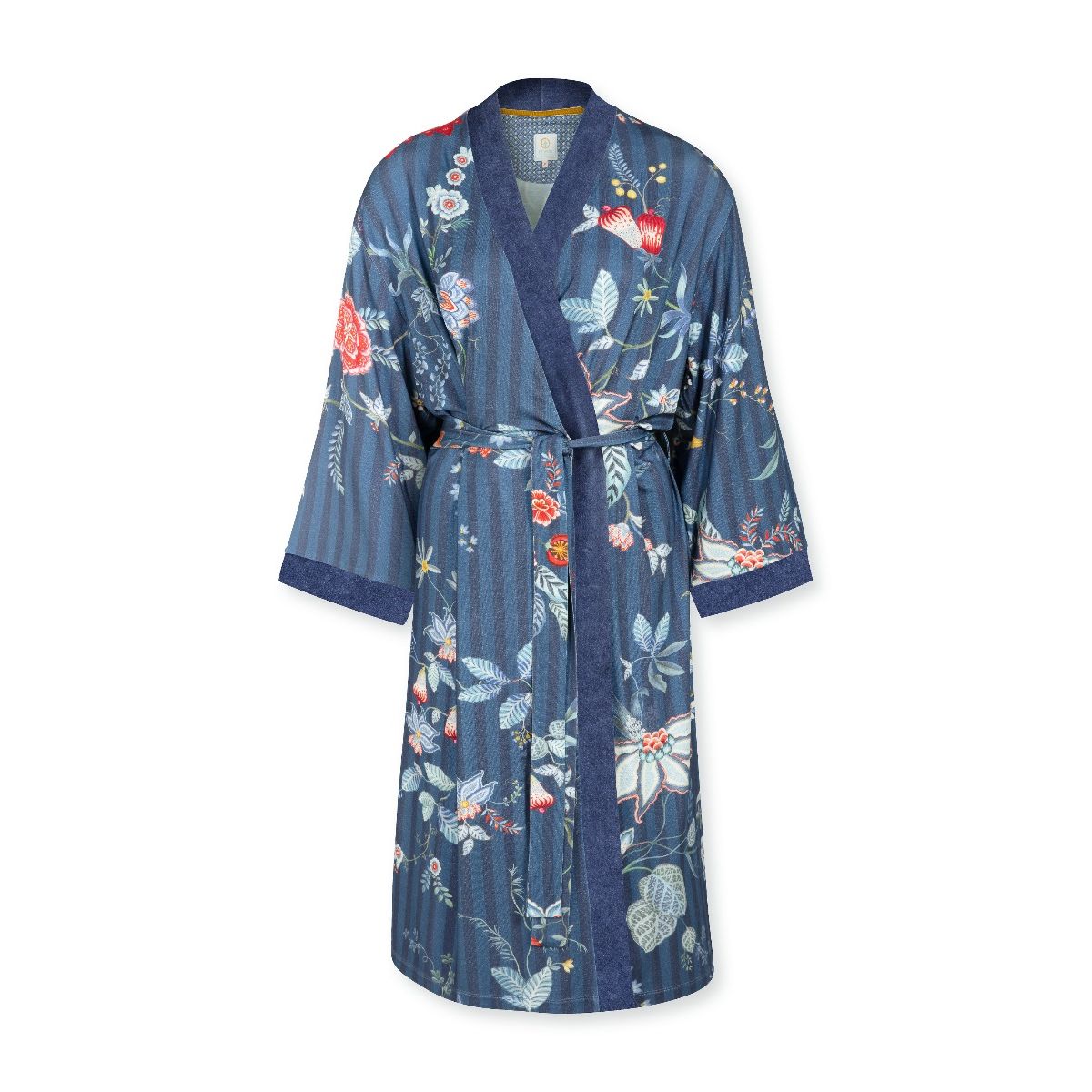 Pip Studio Kimono Naomi Flower Festival Big Dark Blue-XX-Large