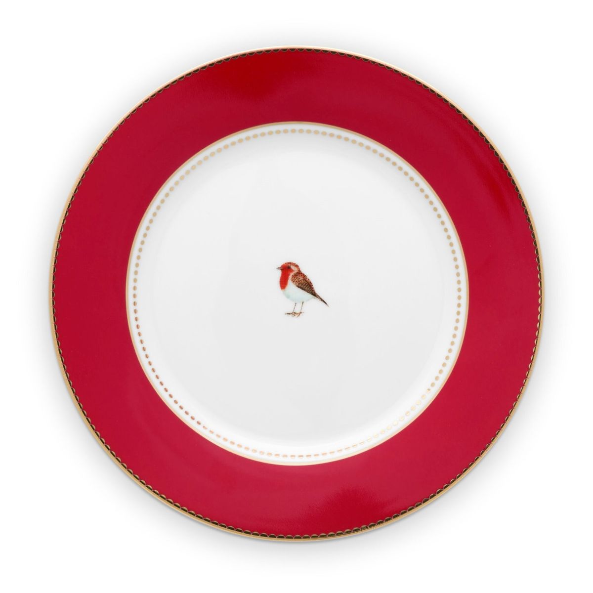 Plate Love Birds Red 21cm