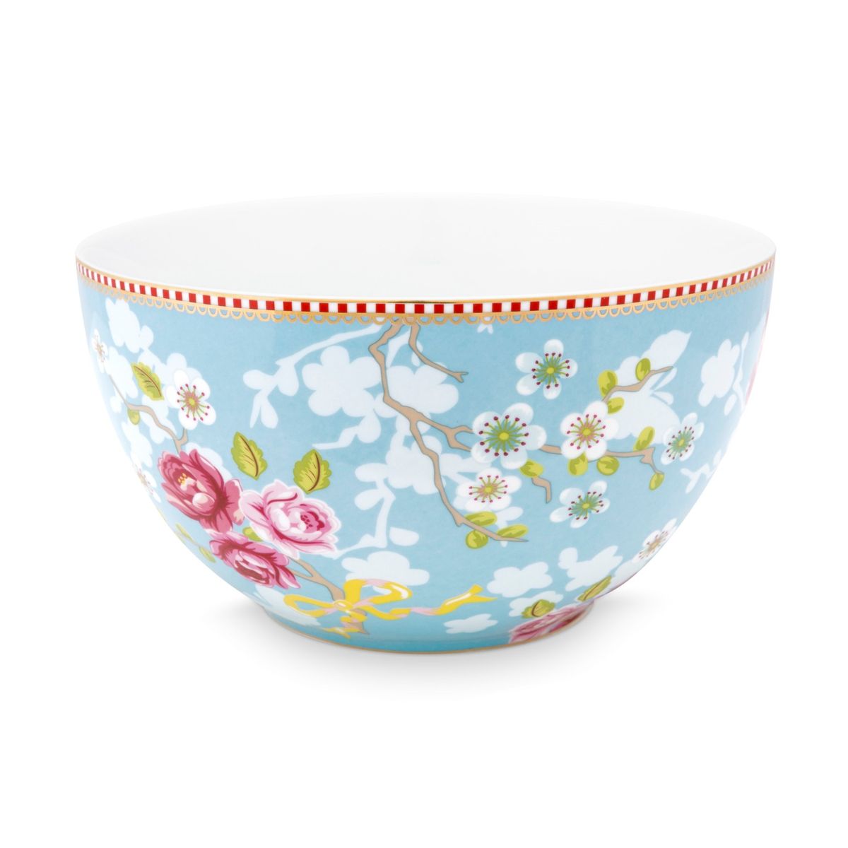 Pip Studio porcelæn Early Bird stor rose blå skål - Ø 18cm