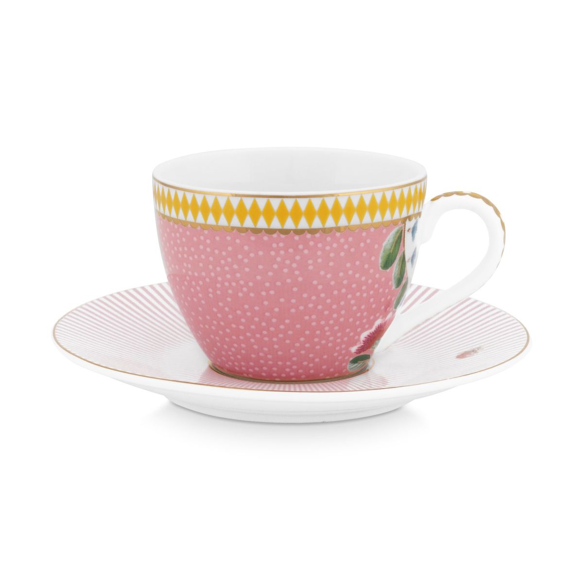 Espresso Cup & Saucer La Majorelle Pink 120ml