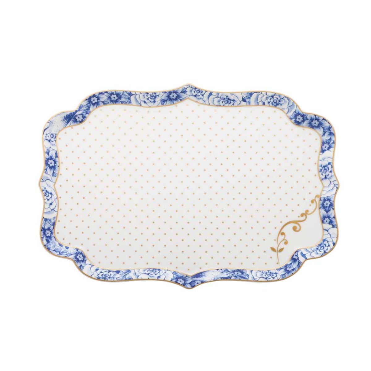 Tray Royal White 26x18cm