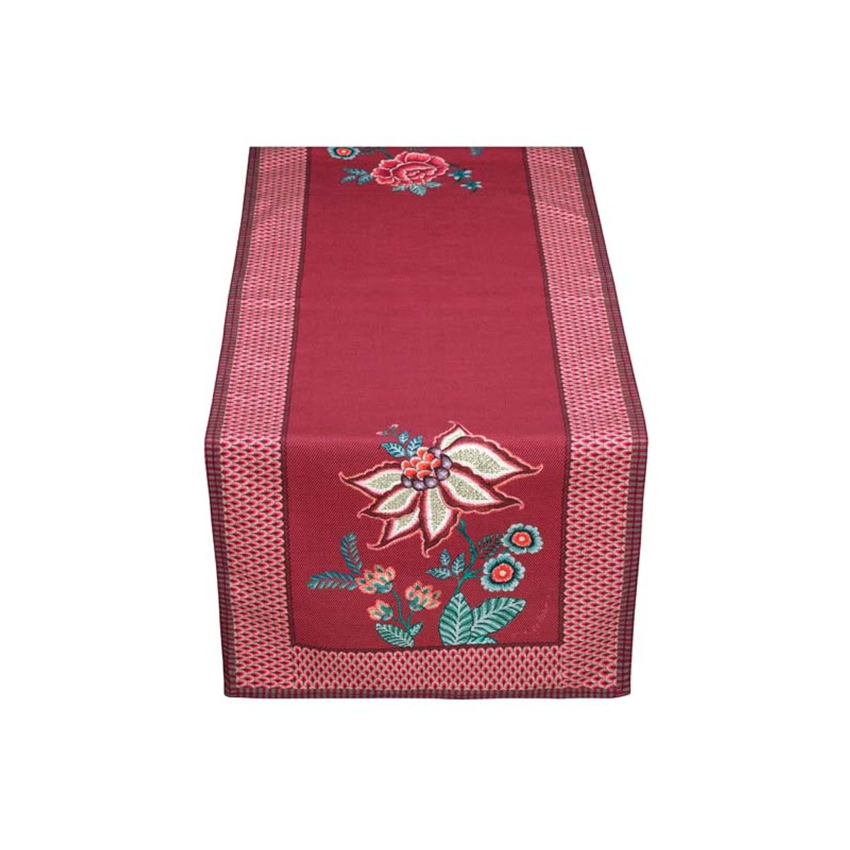 Table Runner Flower Festival Dark Pink 50x150cm