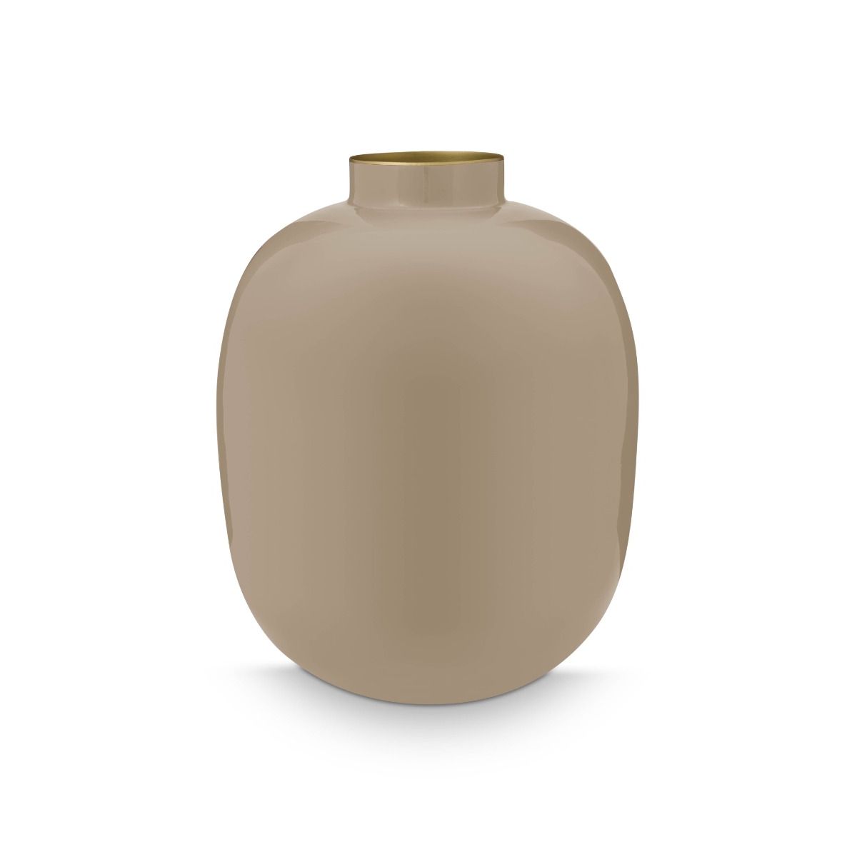 Vase Metal Khaki 32cm