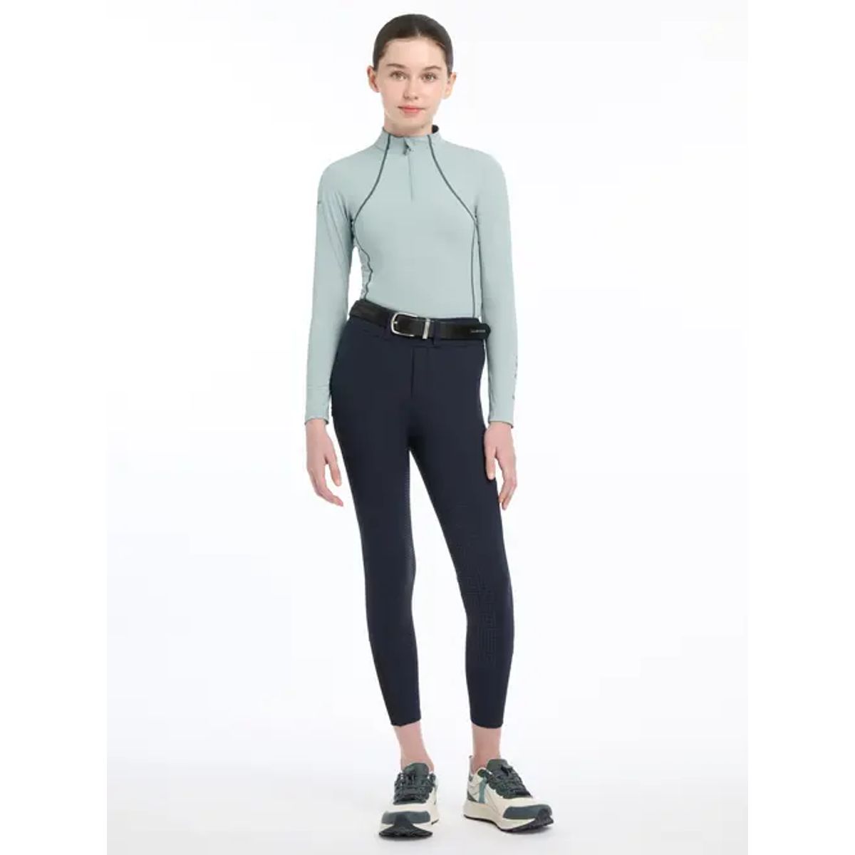 LeMieux AW24 Young Rider Ella vinter breggings Navy - 11-12 år