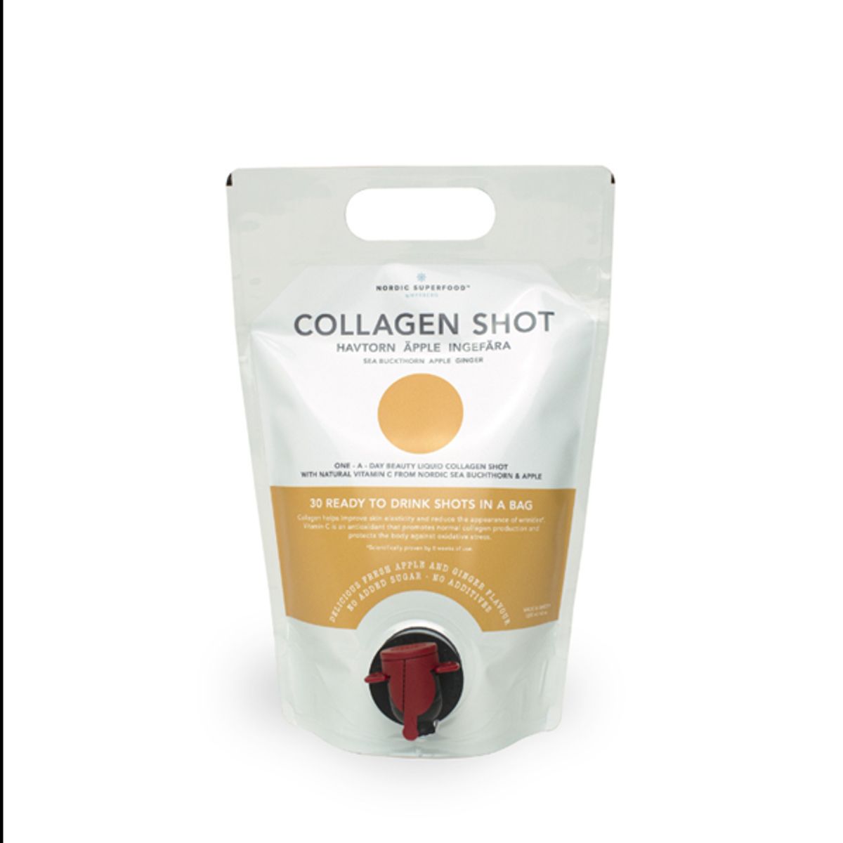 Nordic Superfood, Collagen Shot, 1200 ml. - Flydende Kollagen Abonnement