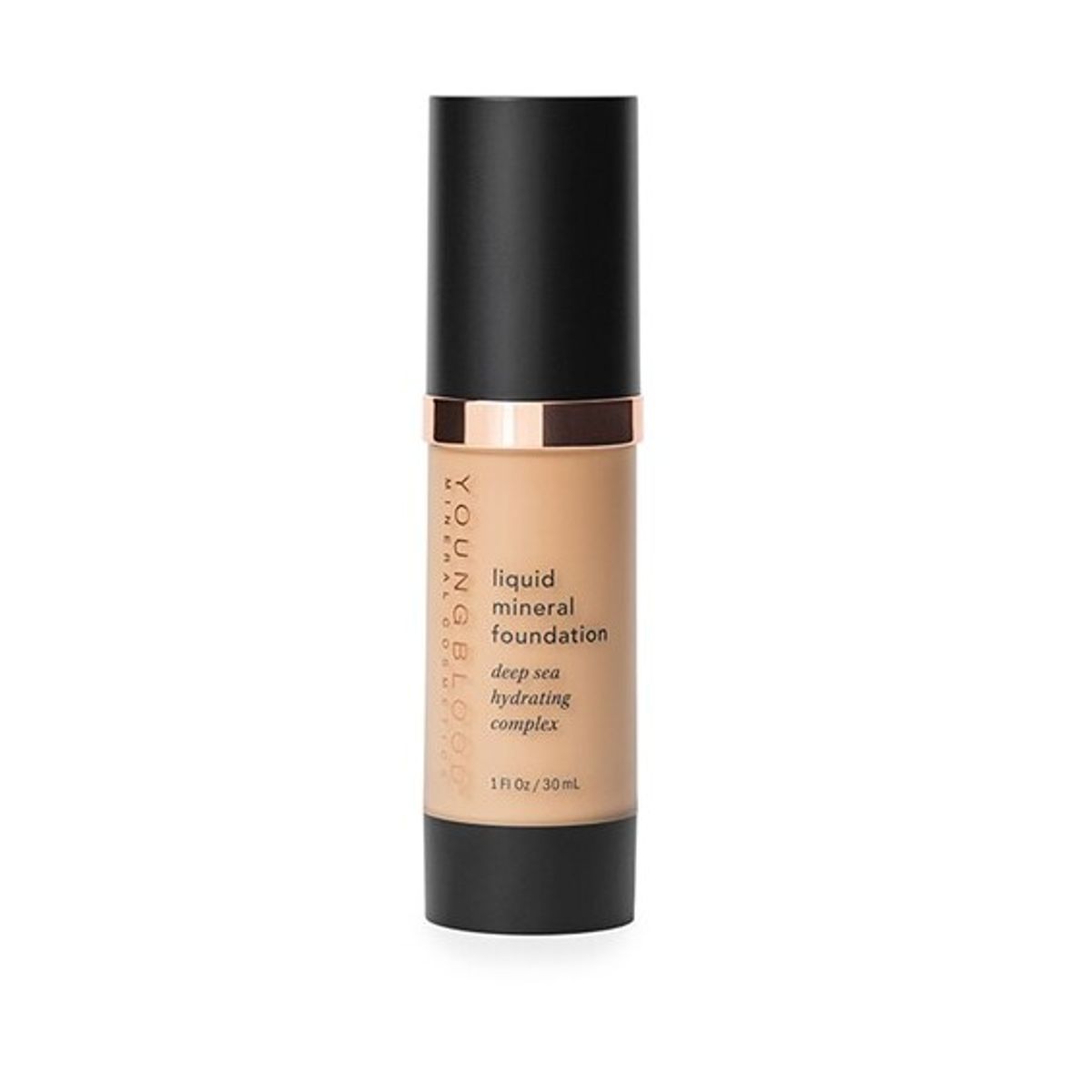 Youngblood, Liquid Mineral Foundation, Capri (Warm), 30 ml.