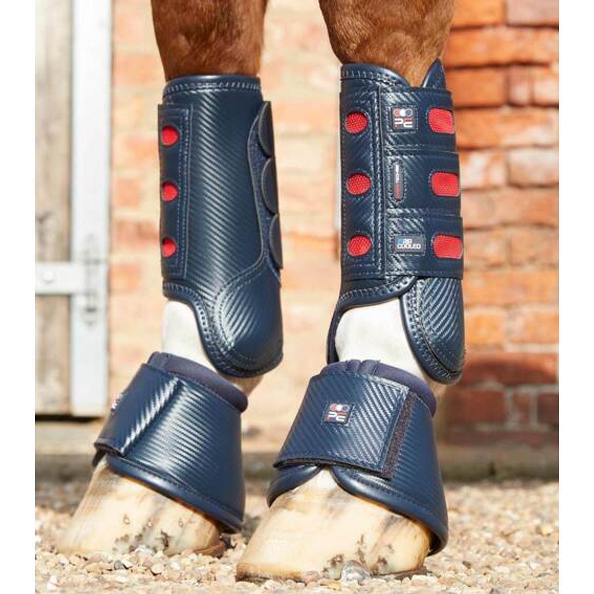 Premier Equine Carbon Tech Air Cooled Eventing gamacher - Forben - Navy, M