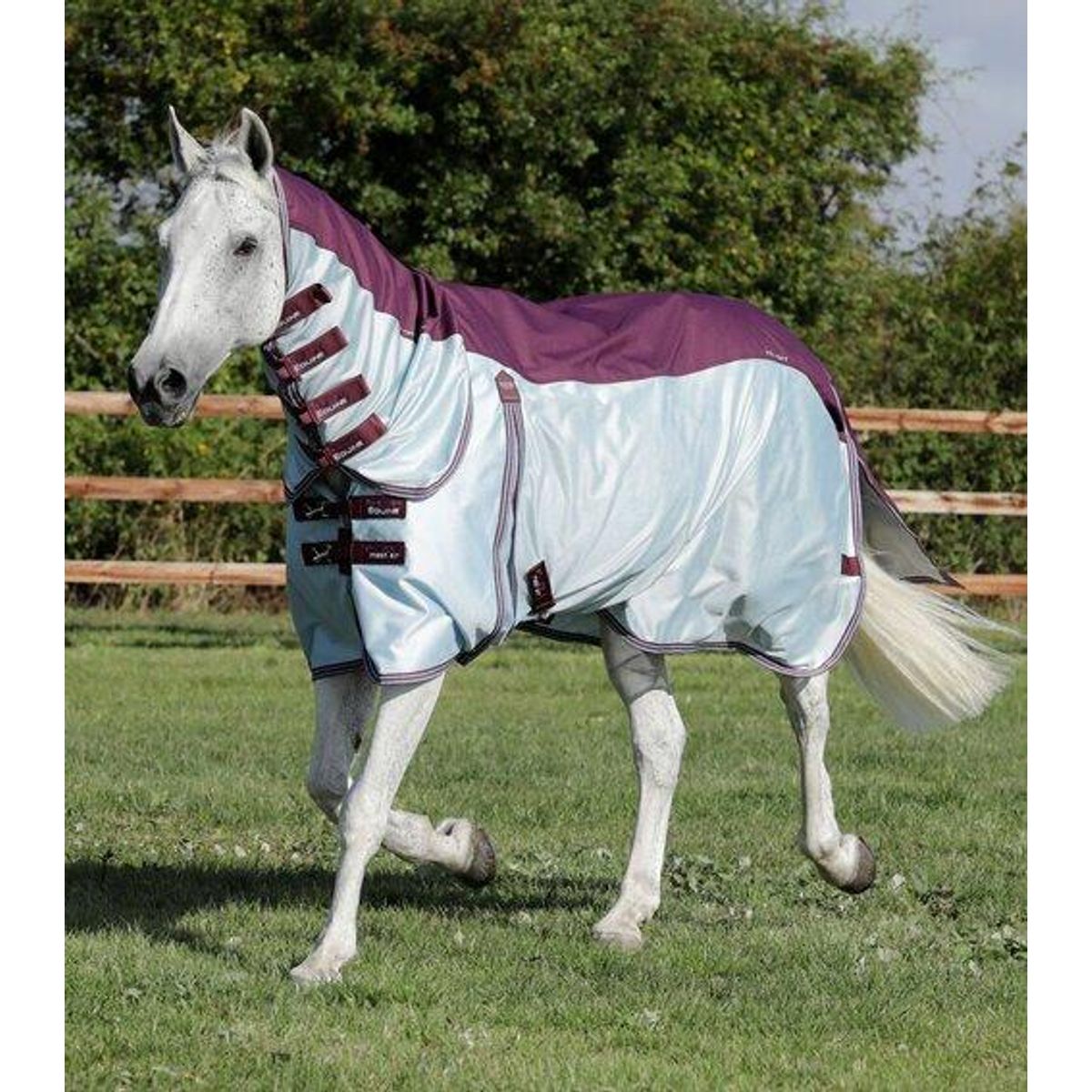 Premier Equine Stay-Dry Mesh insektdækken - Vinrød - 6,3" (140cm)