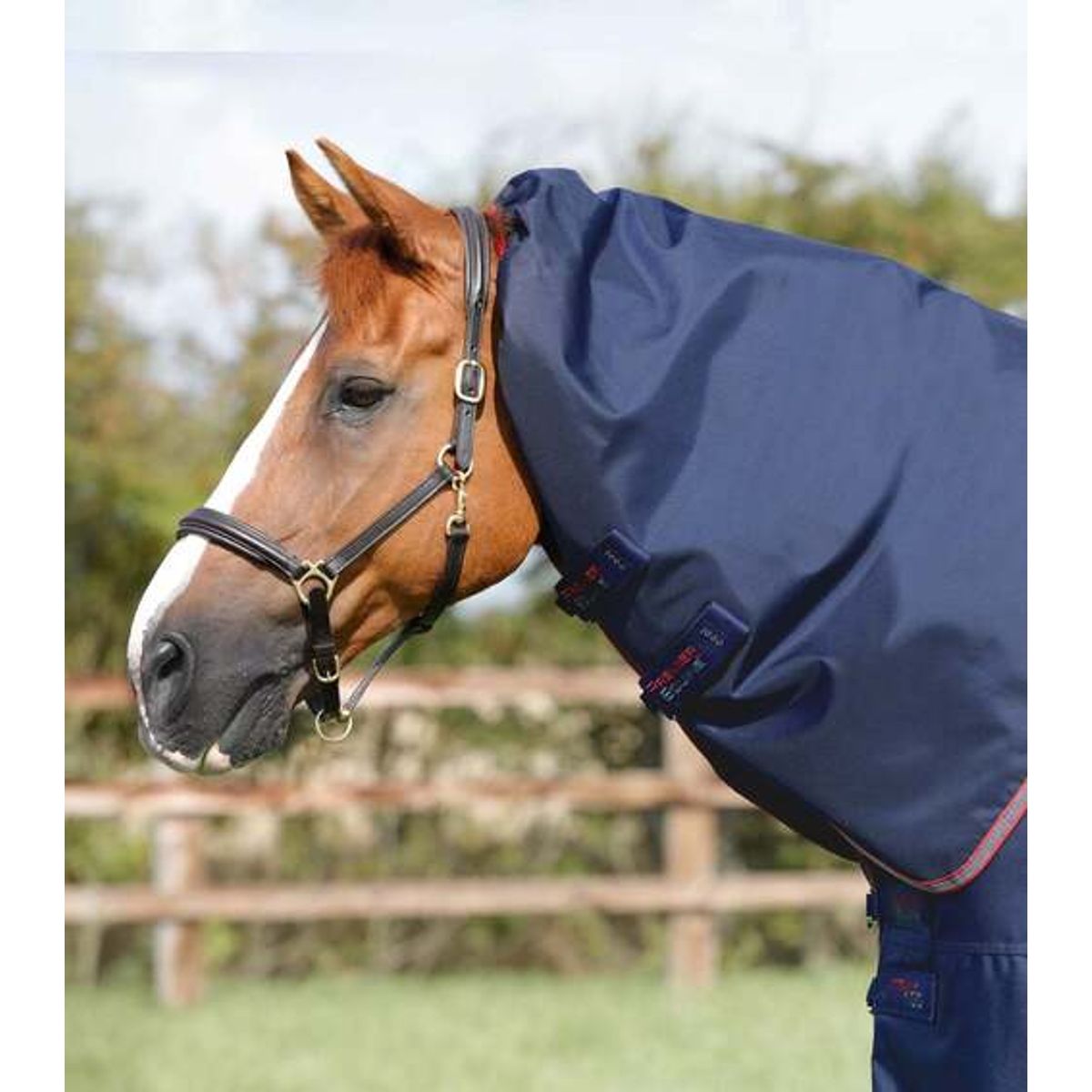 Premier Equine Titan dækkenhals - 100g - Navy, XS