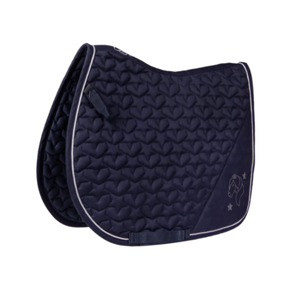 QHP Gwenn sadelunderlag - Navy - Pony