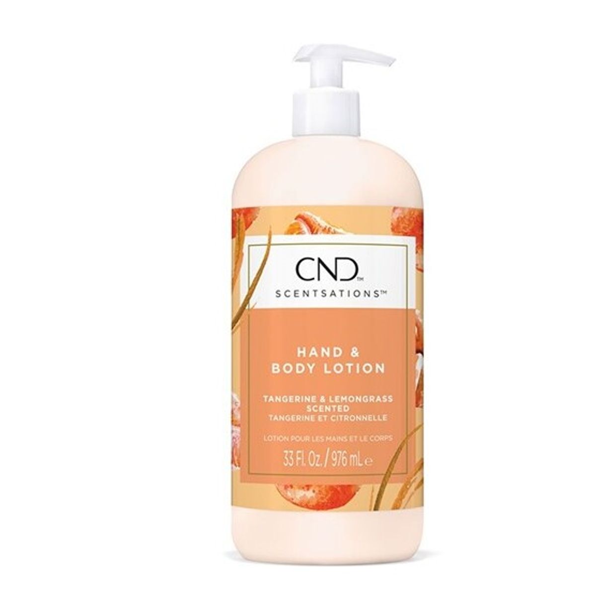 CND Scentsations, Hand & Bodylotion Tangerine & Lemongrass, 975 ml. STOR