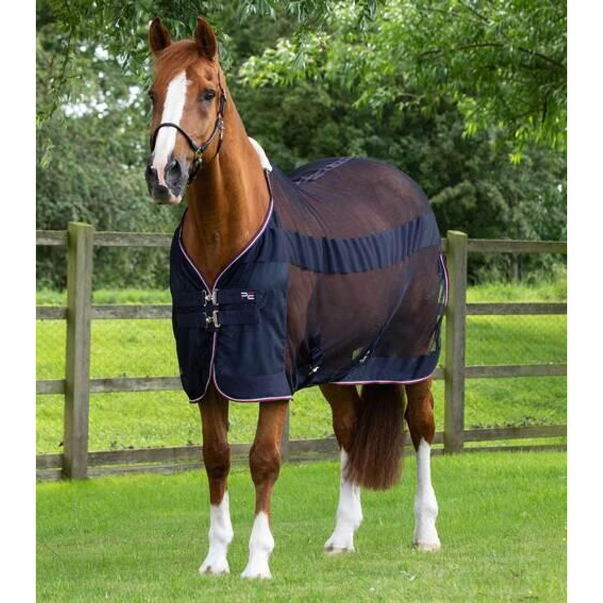 Premier Equine Arisca Scrim Cooler - Navy