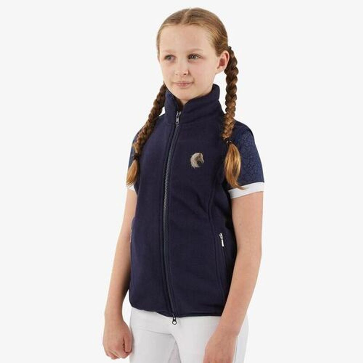 Premier Equine Sellia fleece ridevest til børn