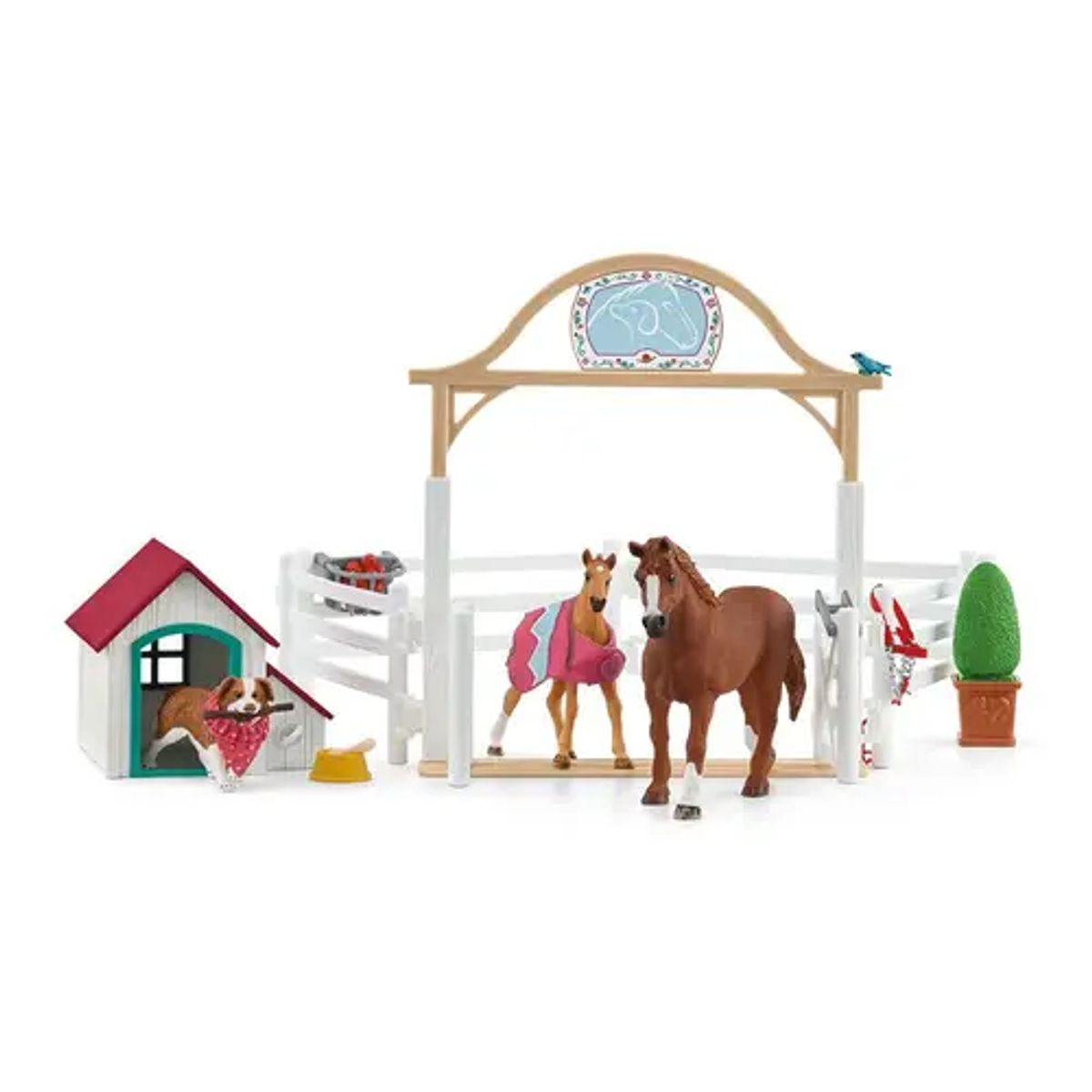 Schleich© HORSE CLUB - Hannahs heste gæster & hunden Ruby