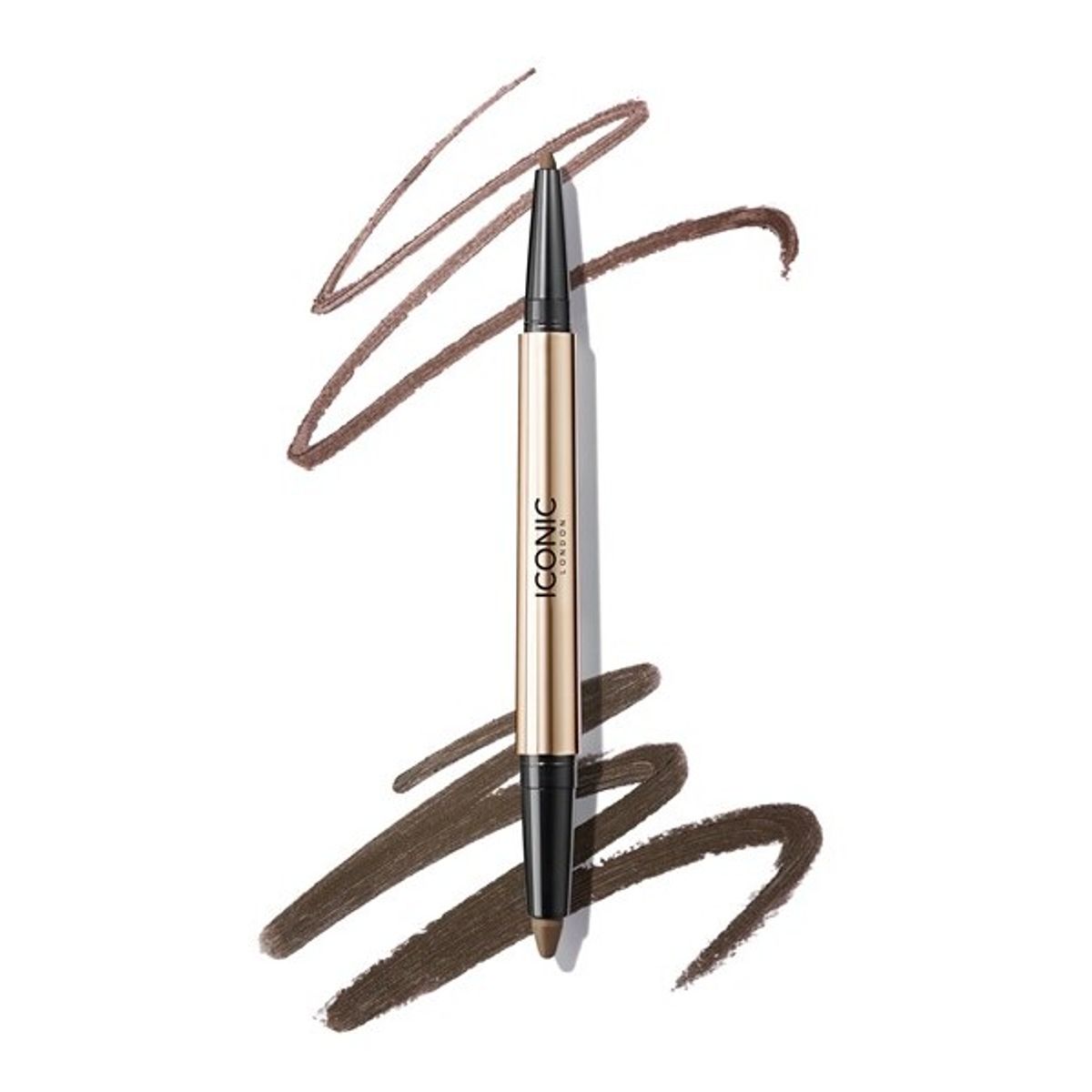 Iconic London, Eyeliner Duo Smokey Eye Chocolate Brown