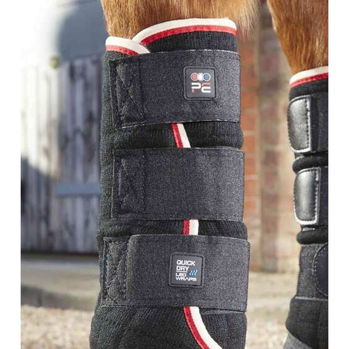 Premier Equine Quick Dry Leg Wraps - Par - Sort, Small