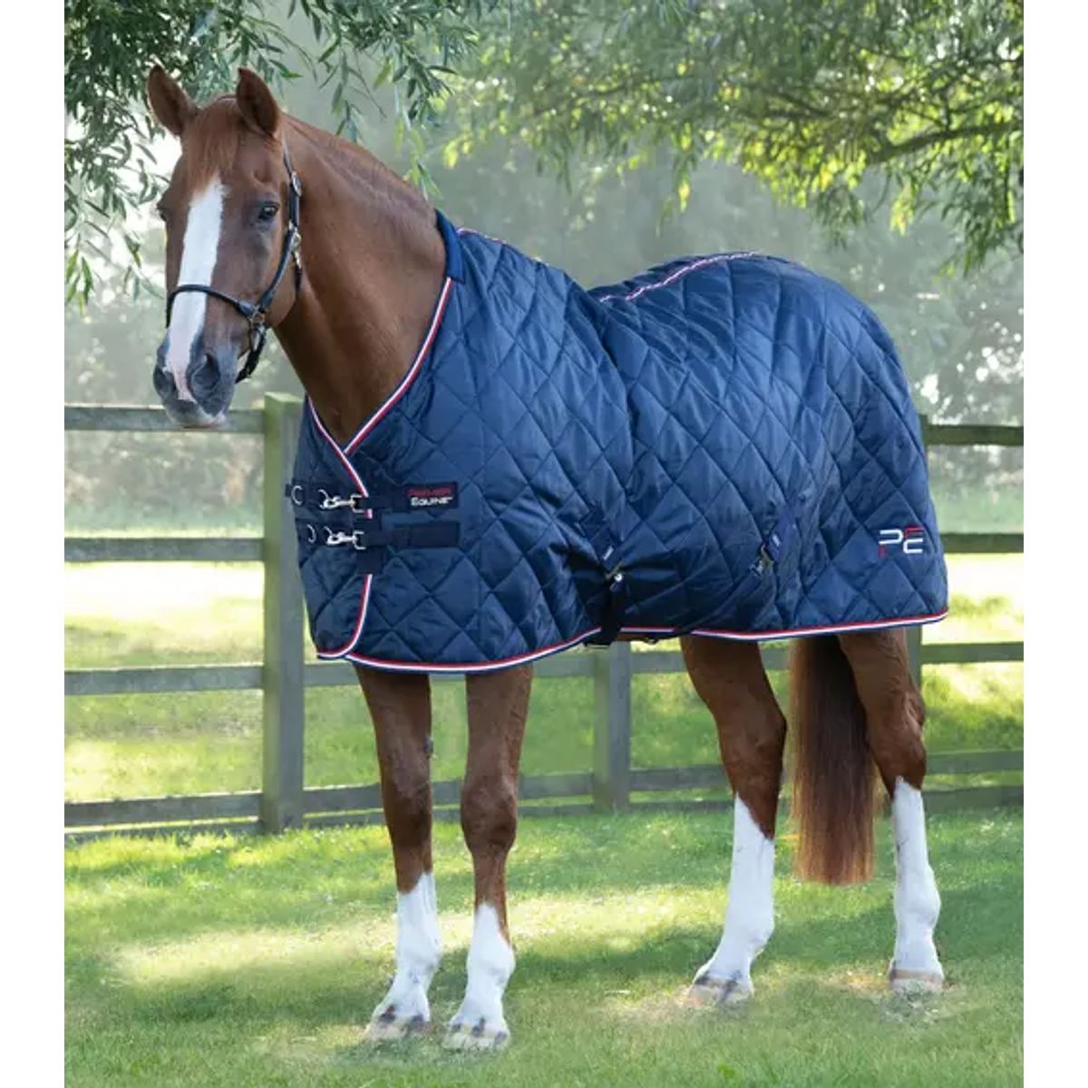 Premier Equine Tuscan stalddækken 100g - Navy - 5,9 130cm