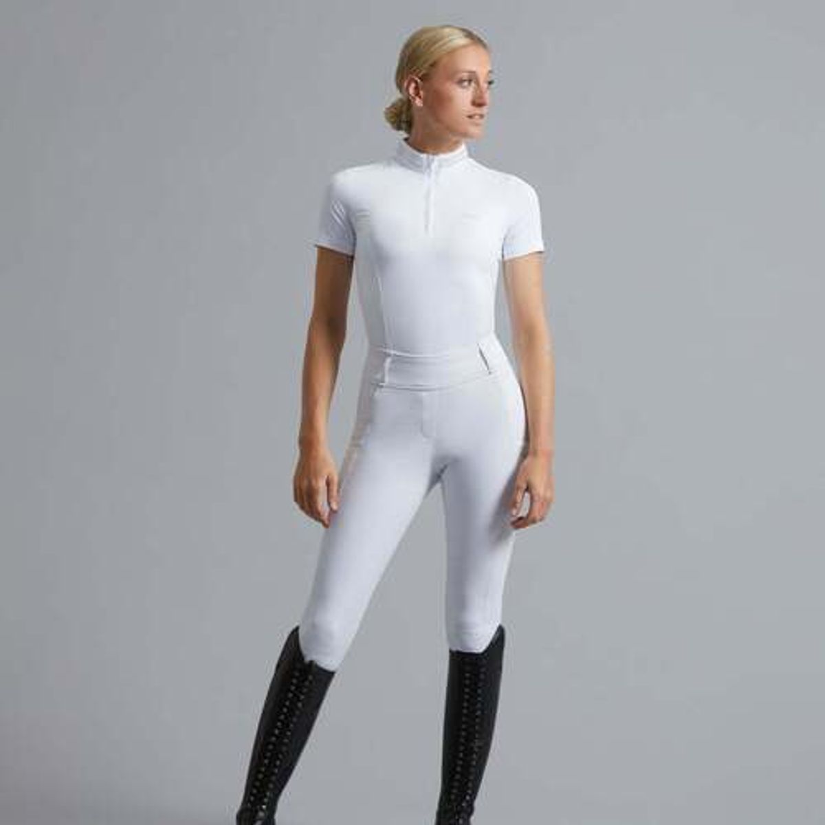 Premier Equine Electra stævne ridetights - Hvid - 44