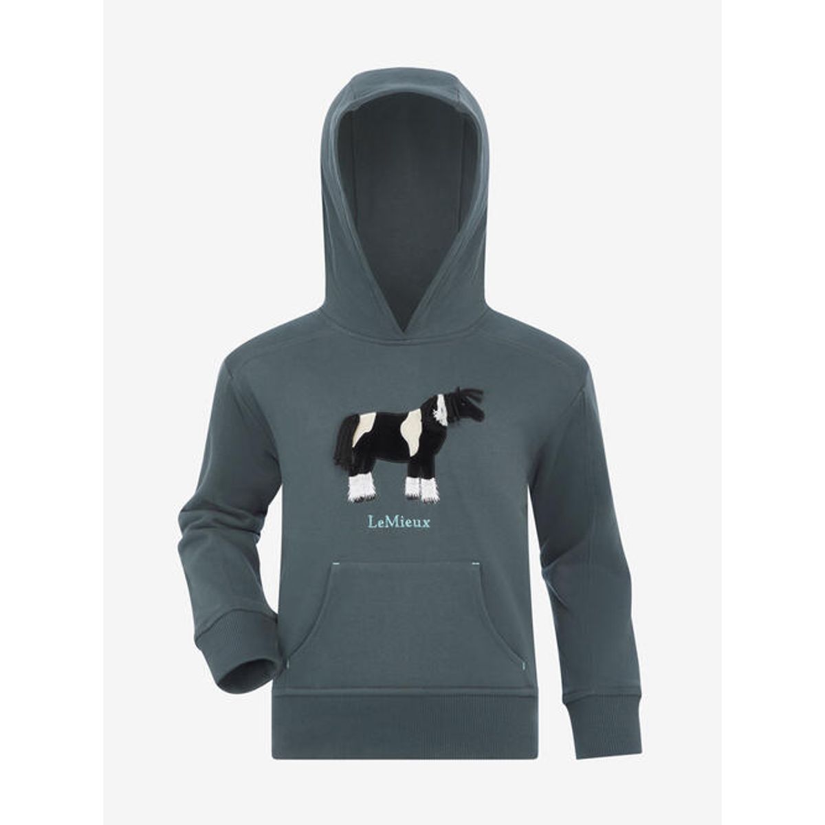 LeMieux AW24 Mini Romi Hoodie Petrol - 5-6 år