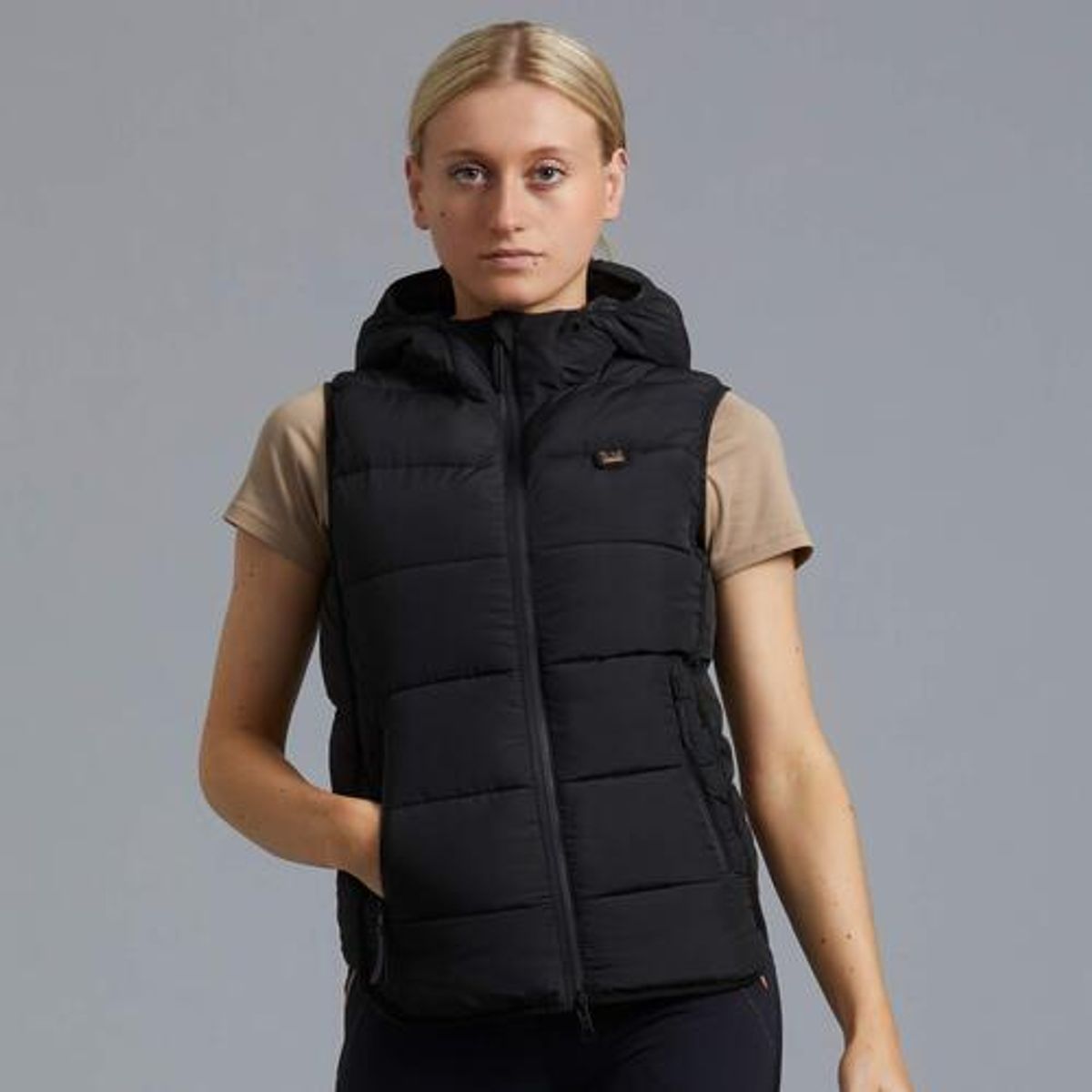 Premier Equine Pavoni dame ridevest - Sort