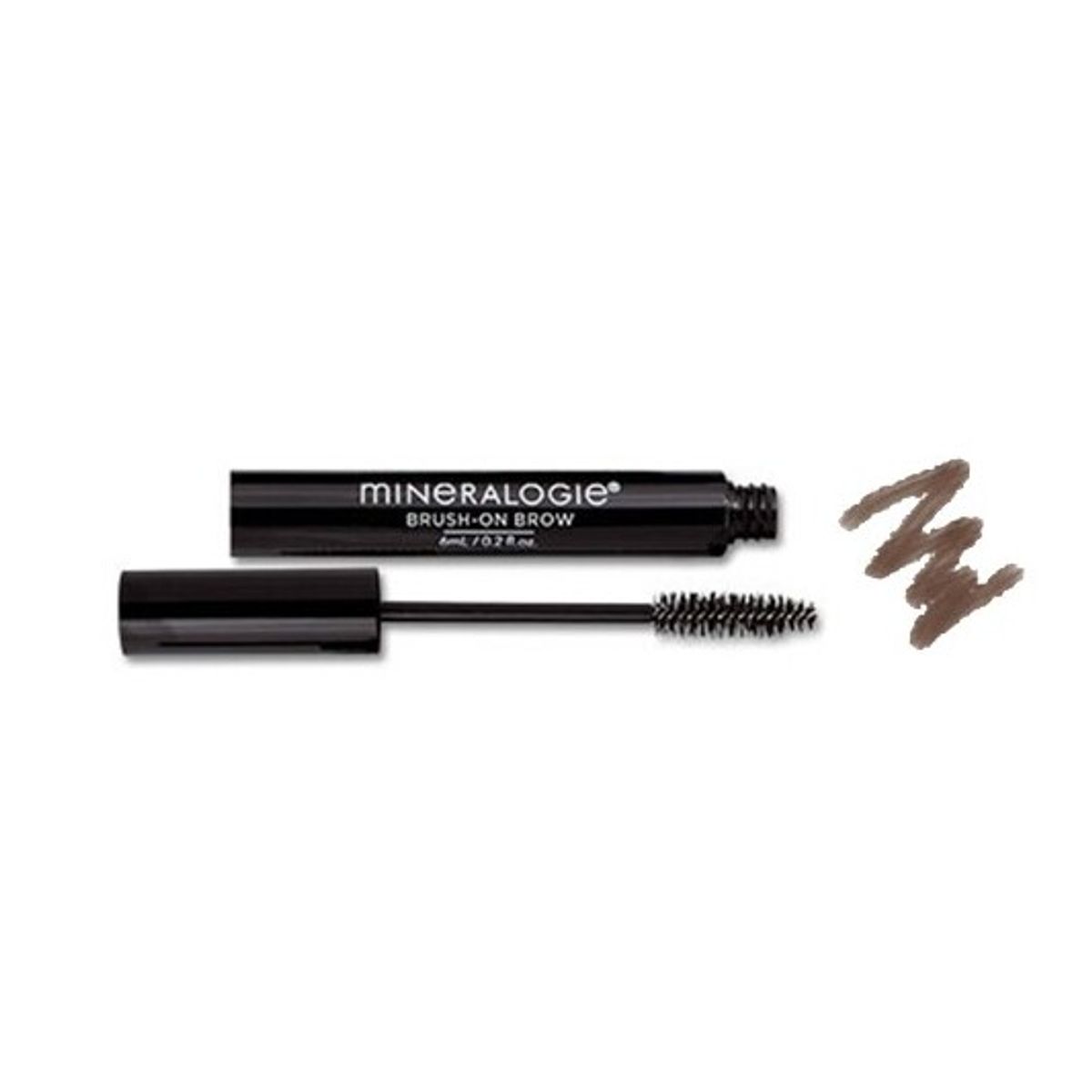 Mineralogie, Brush-On Brow Gel, Fv. Brunette, 6 ml.