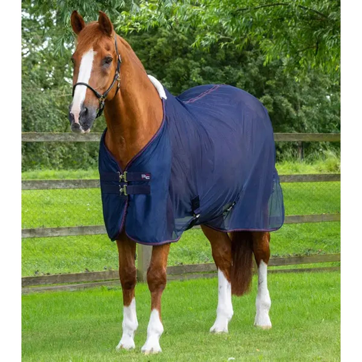 Premier Equine netdækken Ventoso - Navy - 5,3 120cm