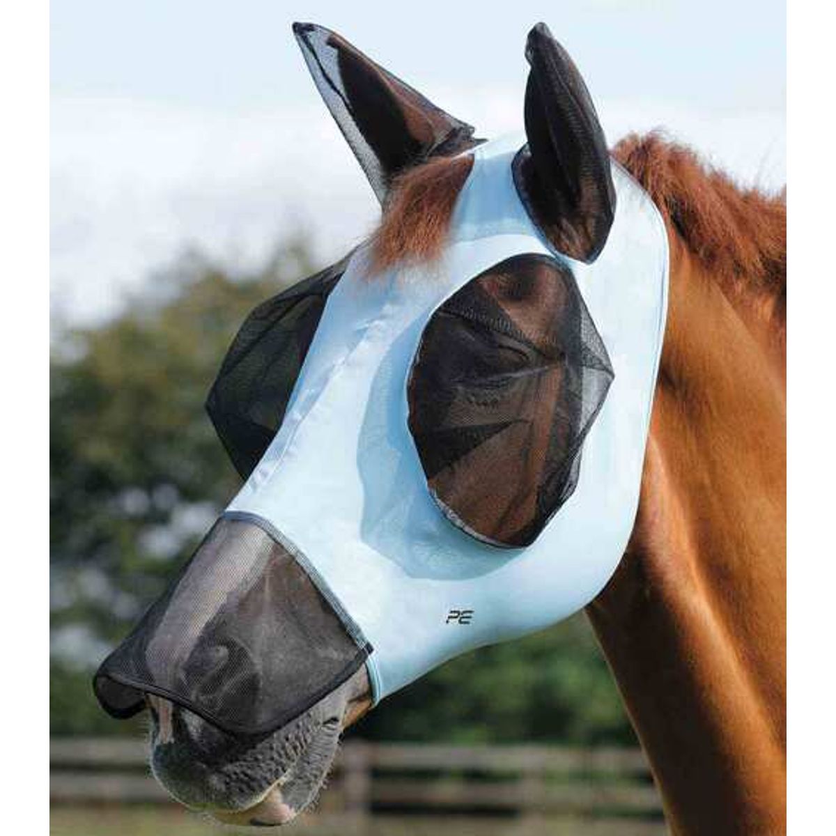 Premier Equine Comfort Lycra Xtra insektmaske med mulenet