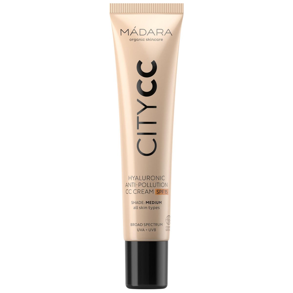 Mádara, CityCC Hyaluronic Anti-Pollution CC Cream SPF 15 Medium, 40 ml.*