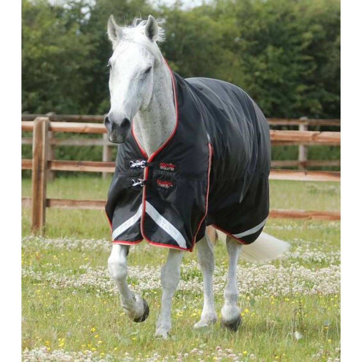 Premier Equine Buster Hardy dækken 100g med høj hals - Sort - 5,9 130cm