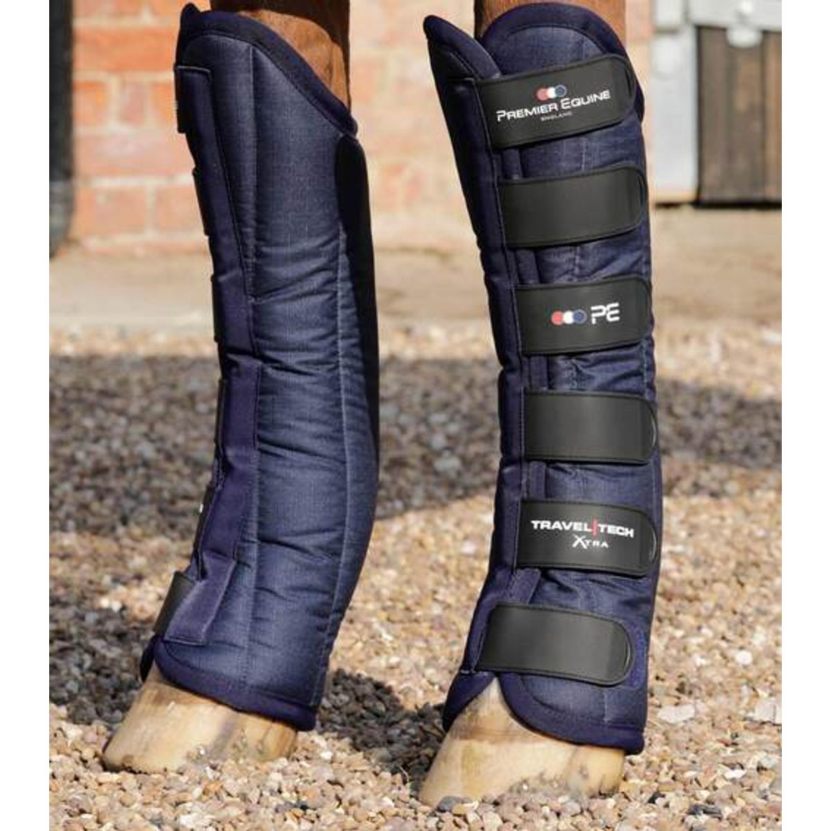 Premier Equine Travel-Tech Xtra transportgamacher - Navy, L