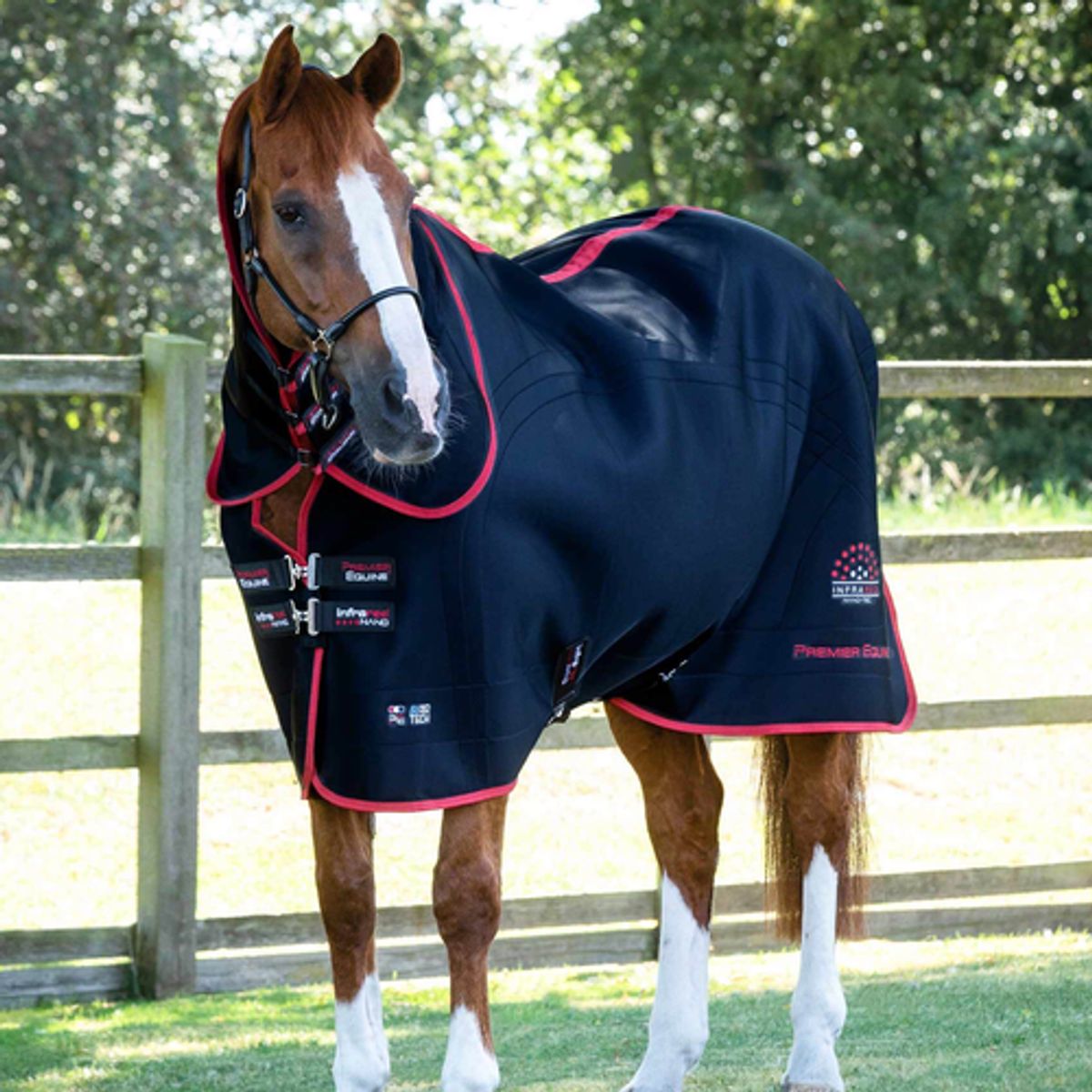 Premier Equine Nano-Tec dækken med hals - 5,0" - (115cm)