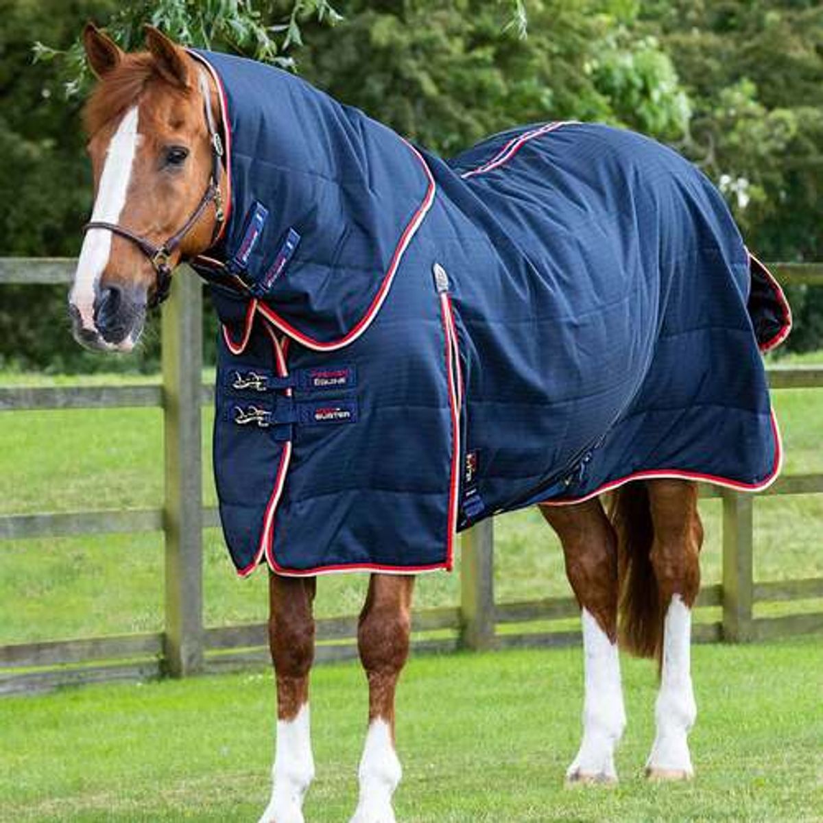 Premier Equine Stable Buster 100g dækken med hals - 7,3" (170cm)