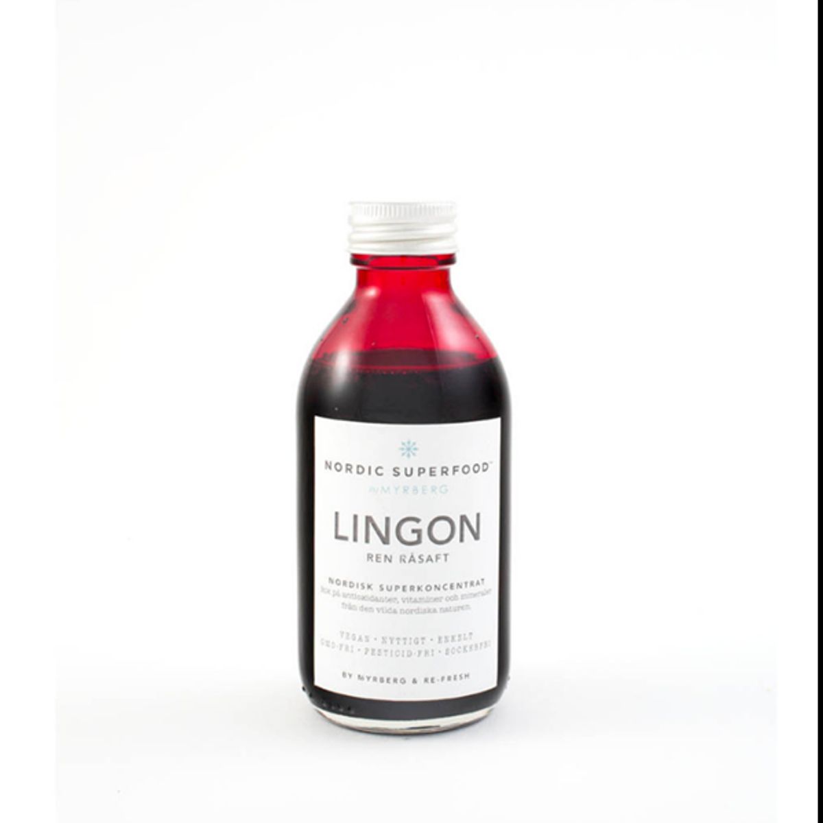 Nordic Superfood, Raw Juice Concentrate Lingon, 195 ml.