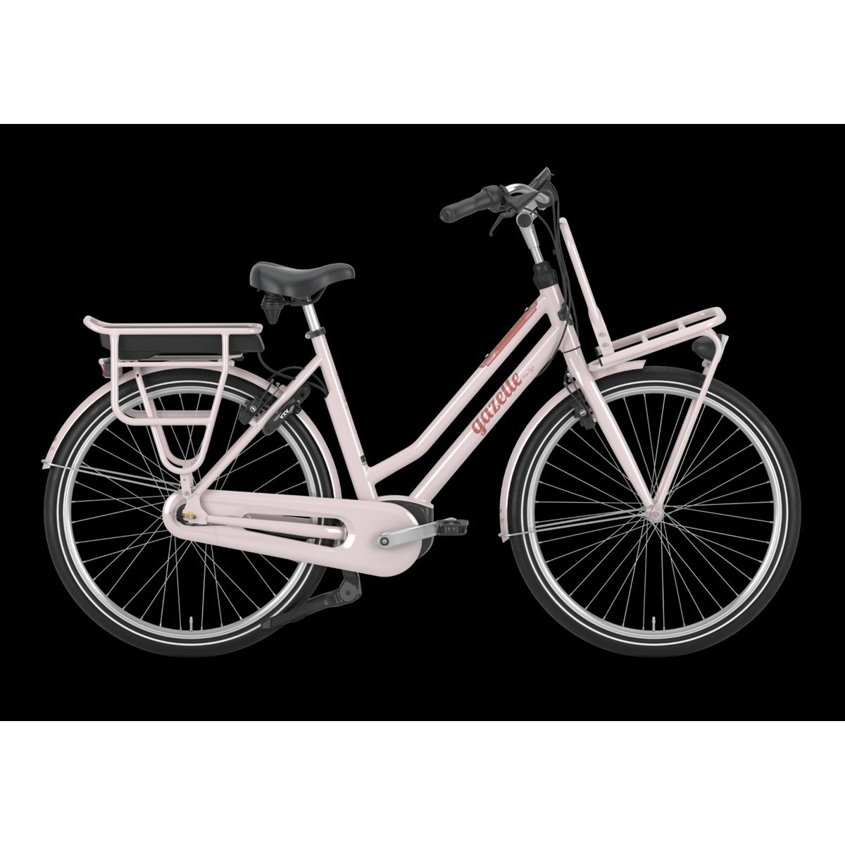 Gazelle Miss Grace C7+ HMB 400wh Dame 2022 - Lyserød