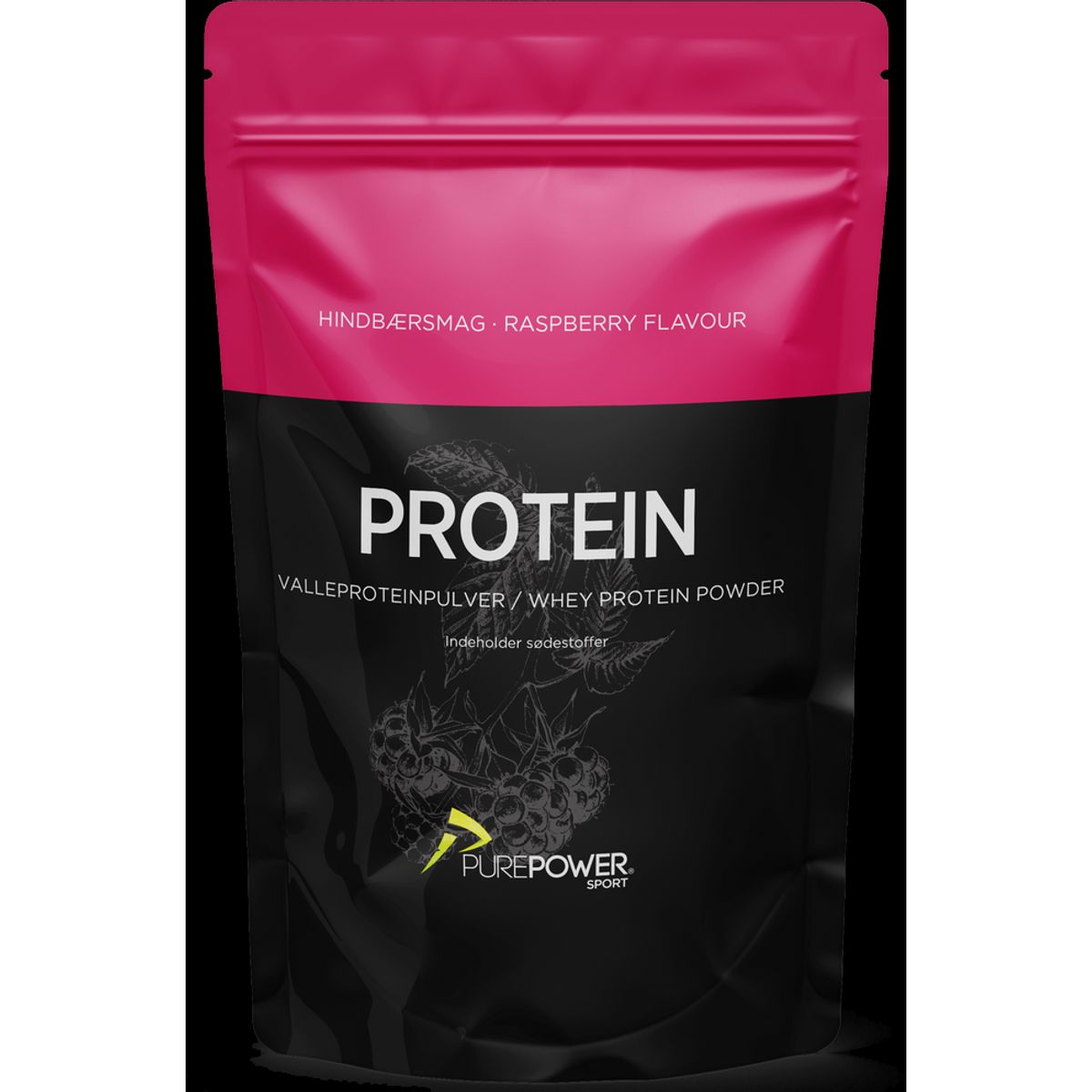 Purepower Valleprotein Hindbær - 400g