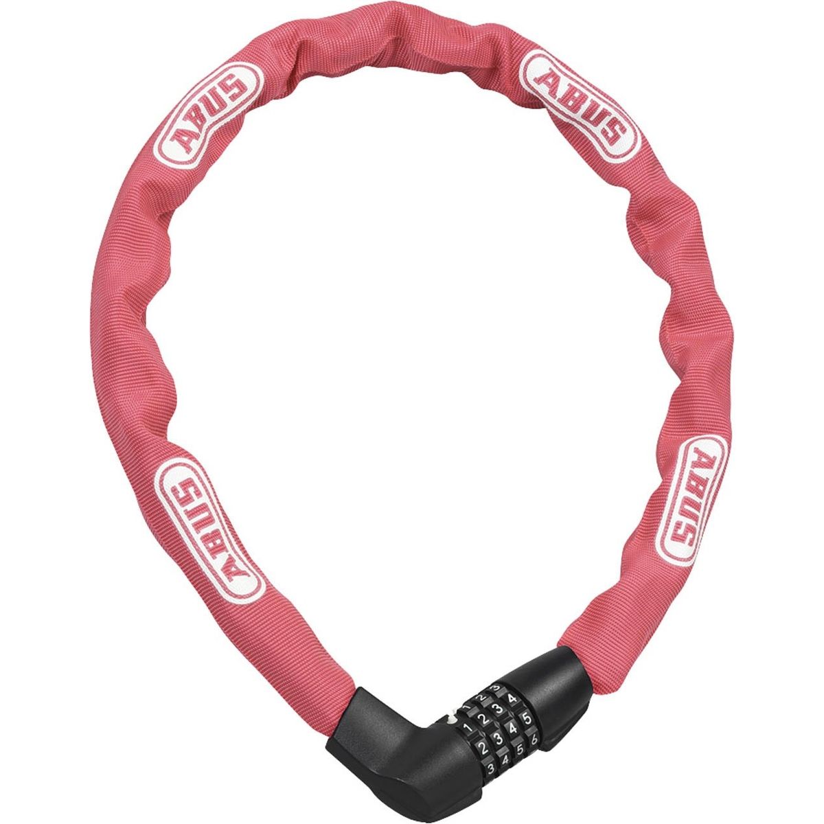 Abus Kædelås 1385 Tresor m/kode, coral