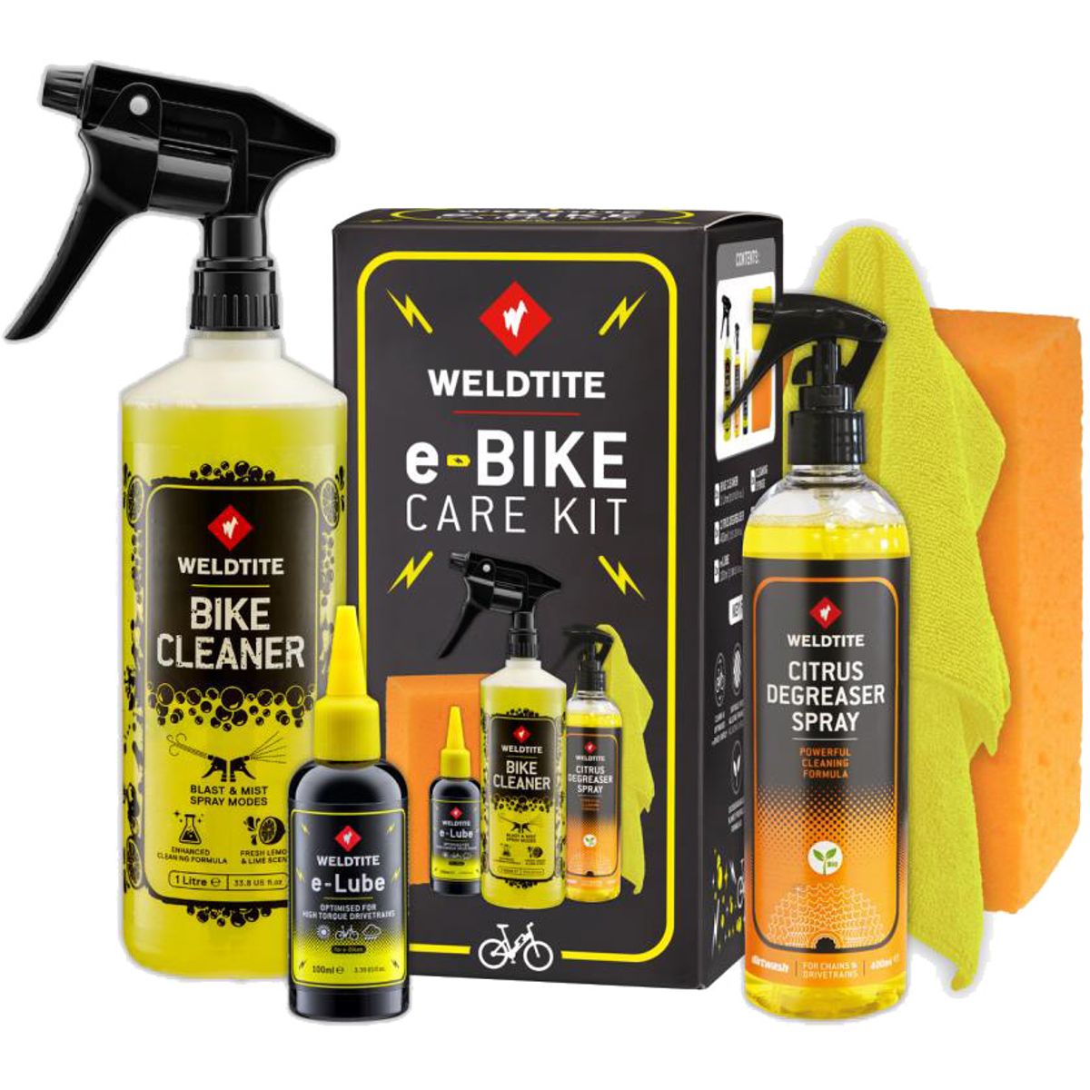 Weldtite Rengøringssæt E-bike Care Kit