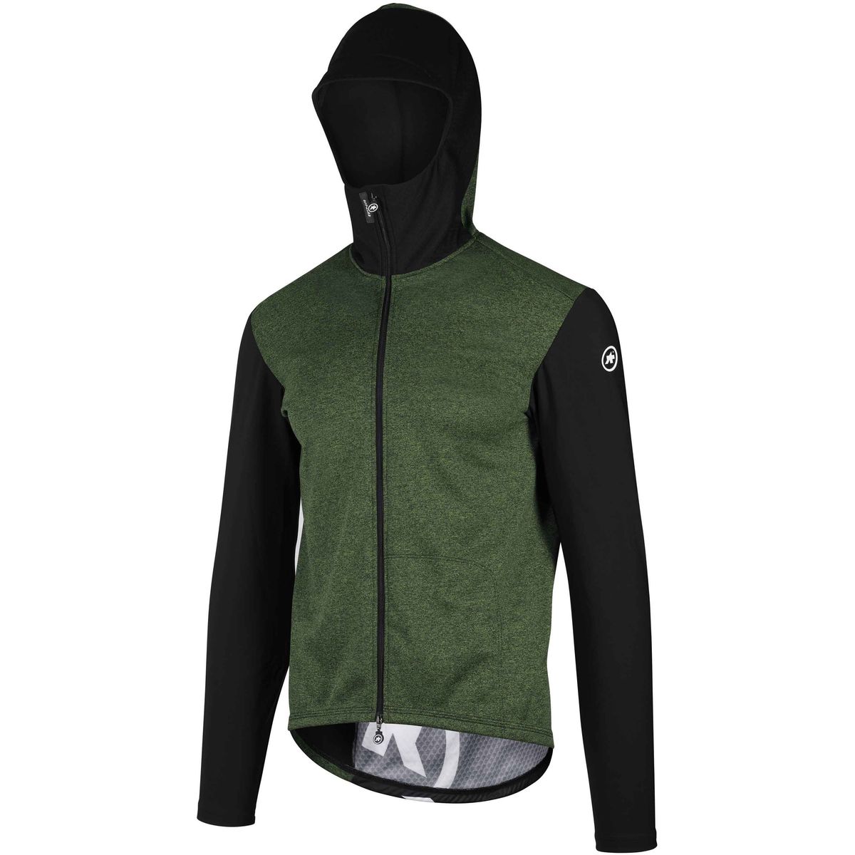 Assos TRAIL Spring Fall Hooded Jacket - Grøn/Sort