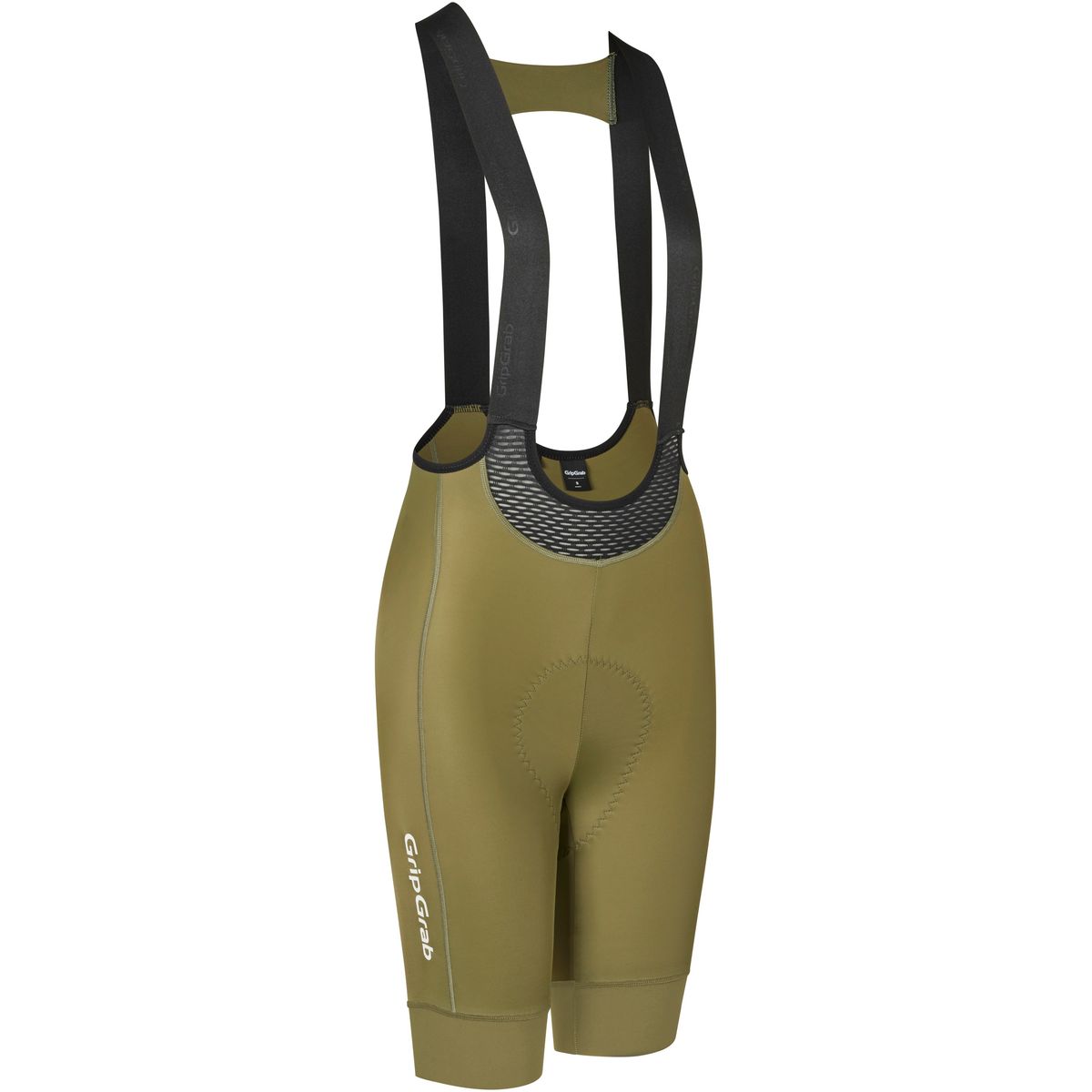 GripGrab Women's Pace Bibshorts - Olive Green