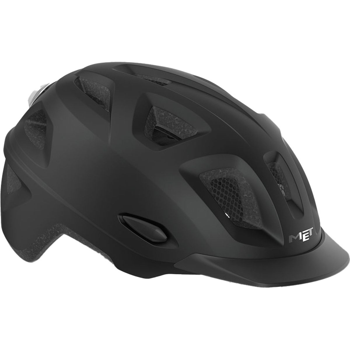 MET Helmet Mobilite m. LED lys MIPS - Sort