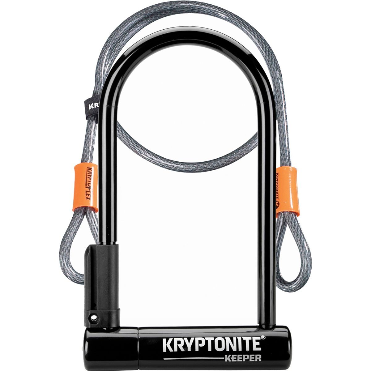 Kryptonite Bøjlelås U-Lock Keeper 12 m. 120cm flex wire