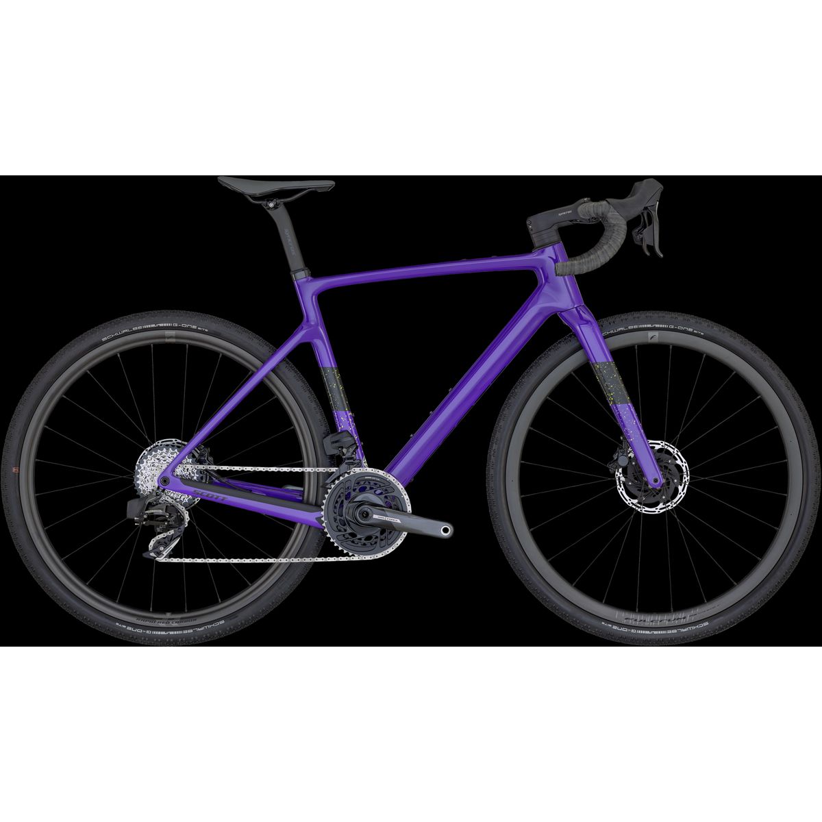 Scott Addict Gravel 10 2024 - Lilla