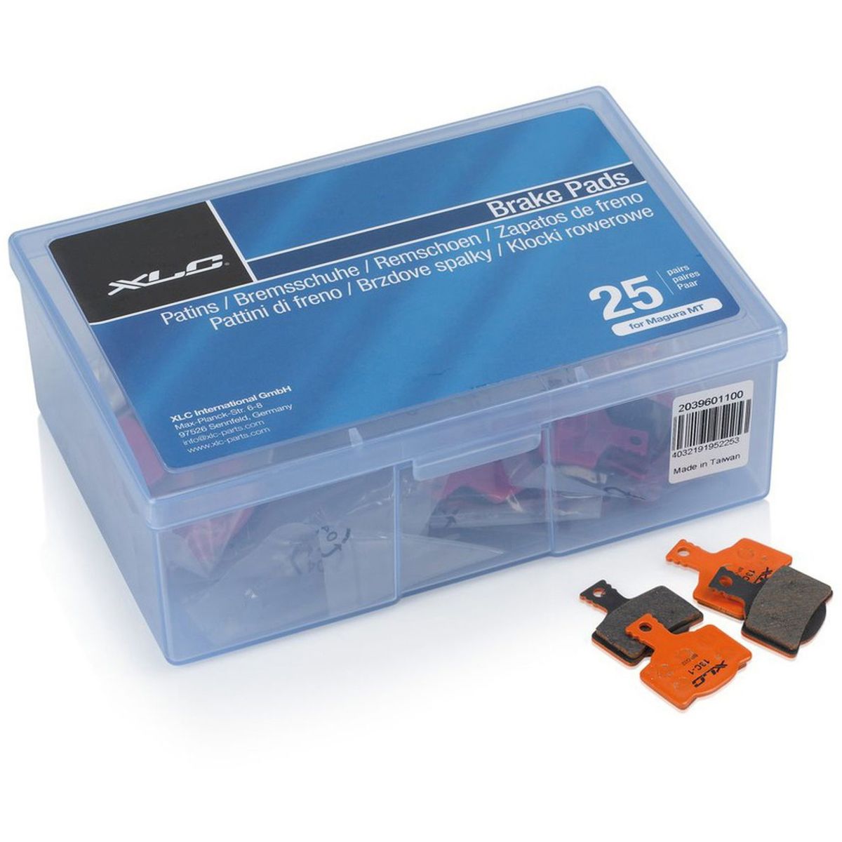 XLC Disc Brake Pads (Bremseklodser) - MT BP-O32 - Magura - Organisk (Resin)